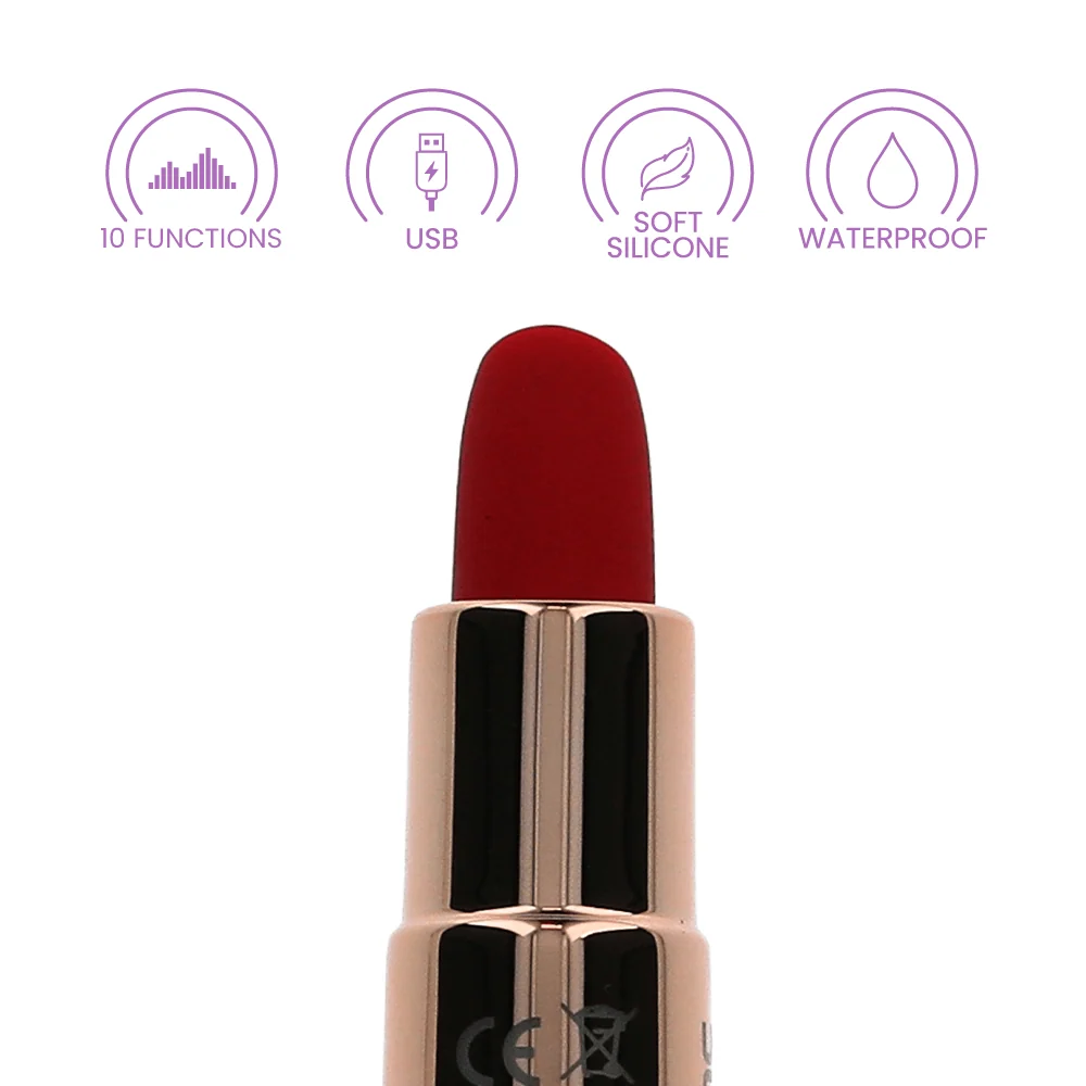 Hide & Play Rechargeable Lipstick Vibe Travel Bullet