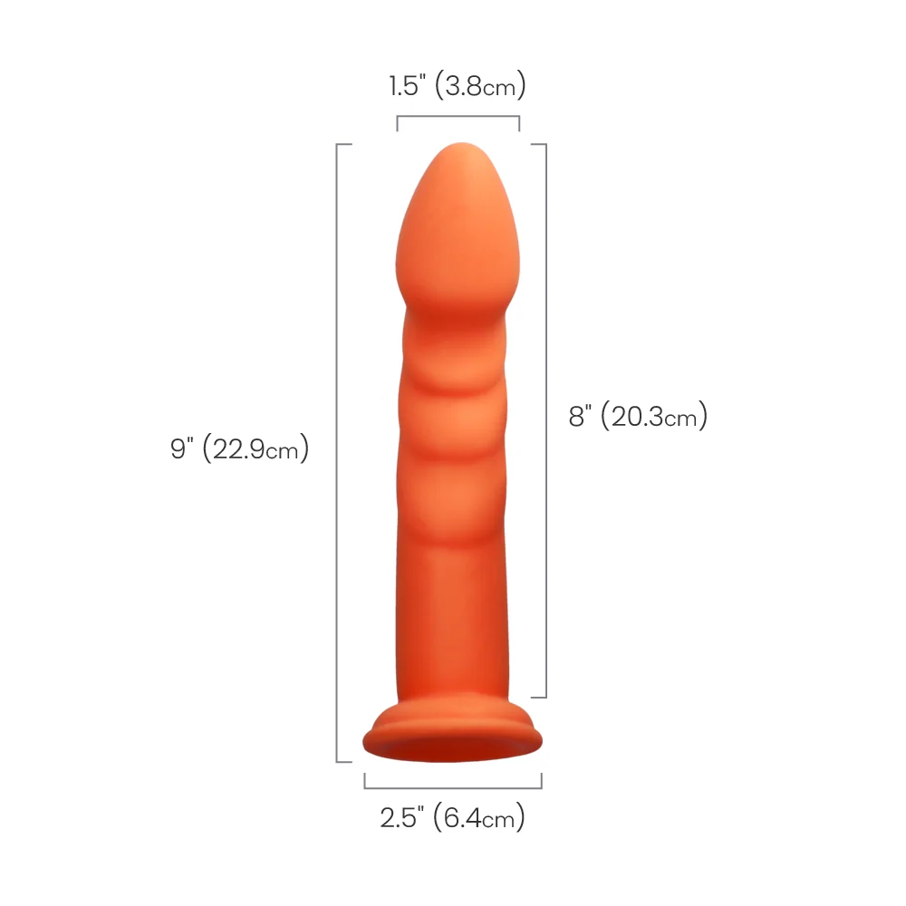 Dillio Platinum Super Eight Platinum-Cured Silicone Dildo
