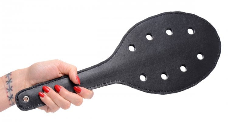 Strict Deluxe Rounded Paddle With Holes for Firm Spanking