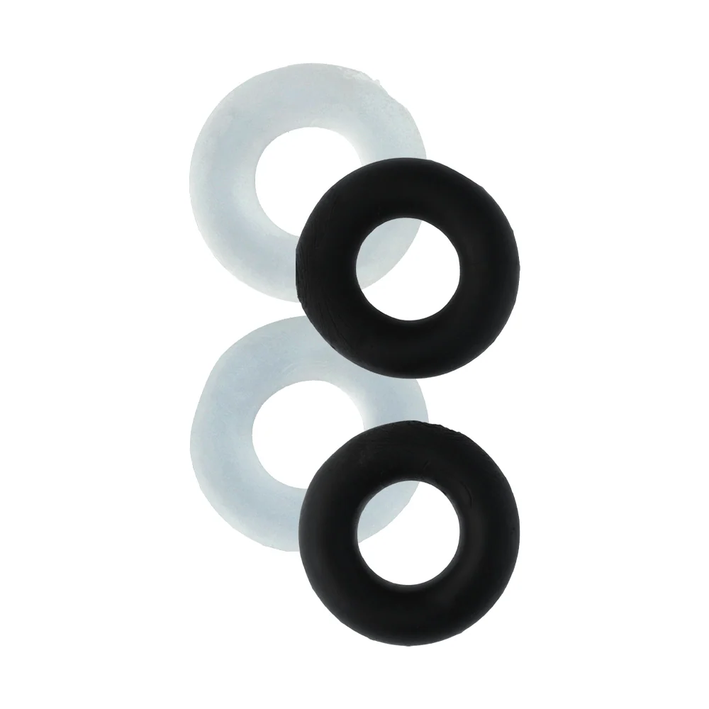 Hunky Junk Stiffy 2-Pack Firm Grip Cockrings That Will Not Roll