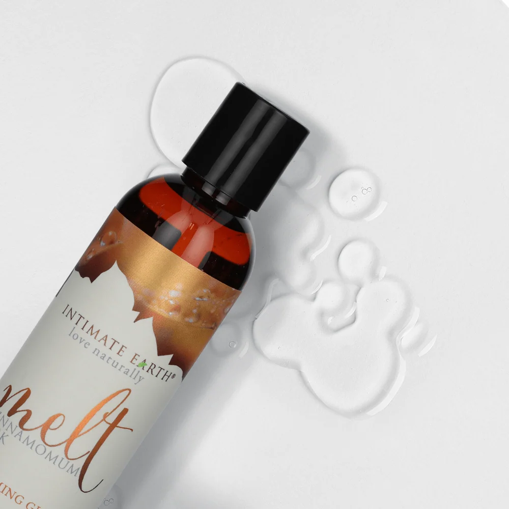 Intimate Earth Melt Warming Glide 4oz Cinnamon Honey Lubricant 4oz
