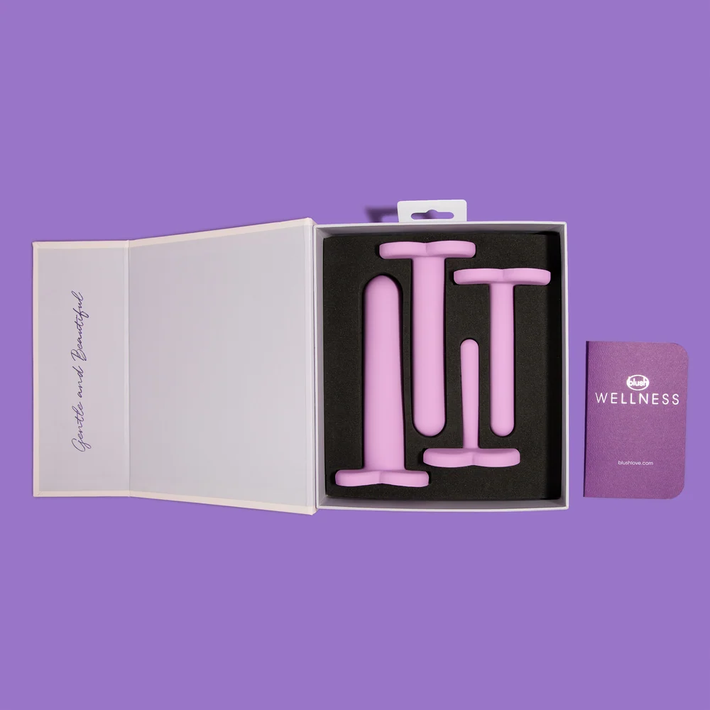 Blush Wellness 4pc Vaginal Dilator Kit with Silicone Dilators