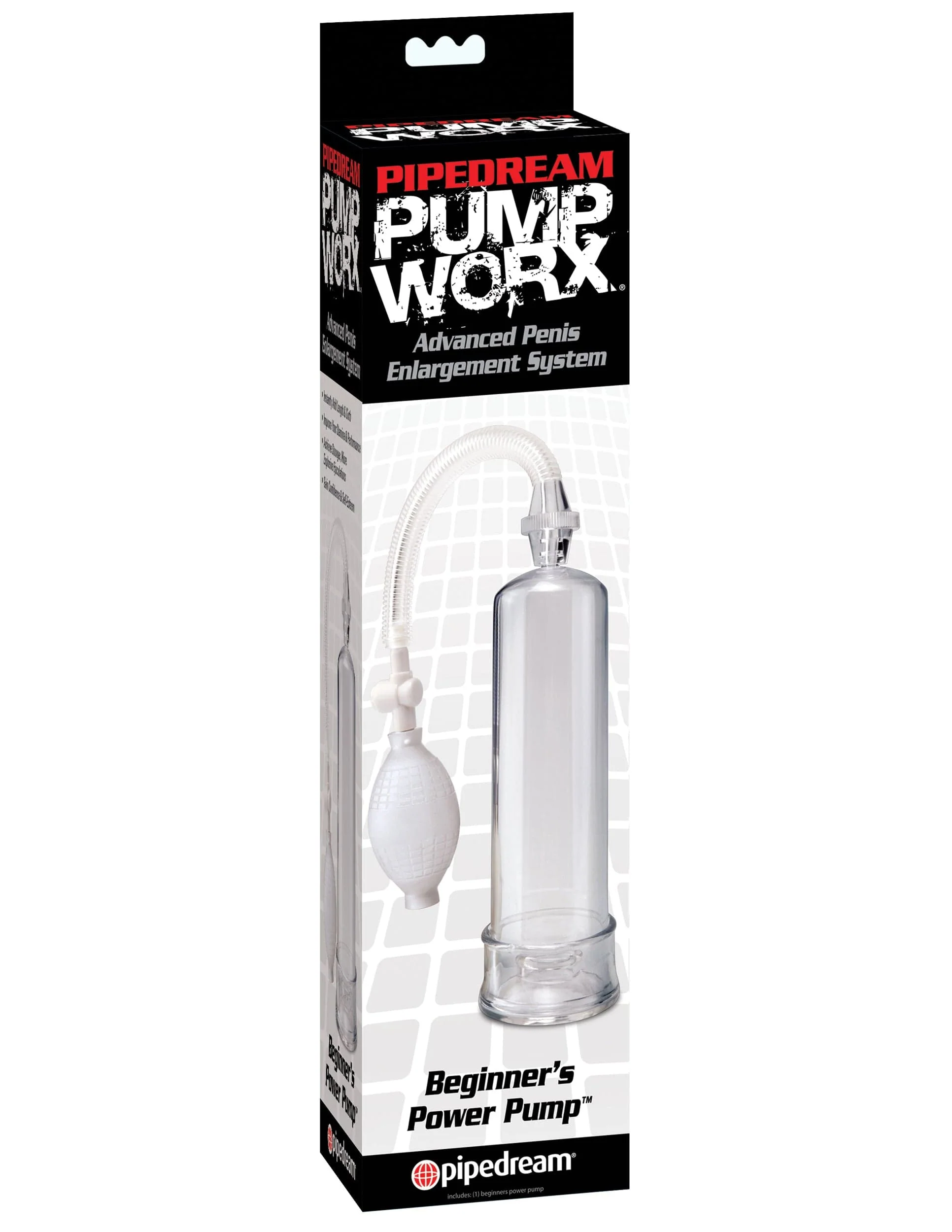 Pump Worx 初学者电动泵带气缸和阴茎环