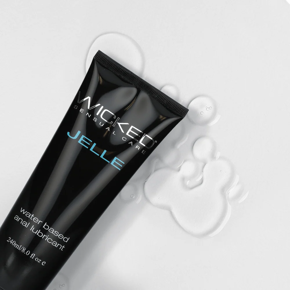 Wicked Sensual Jelle Water-Based Anal Lubricant for Extra Cushion and Glide