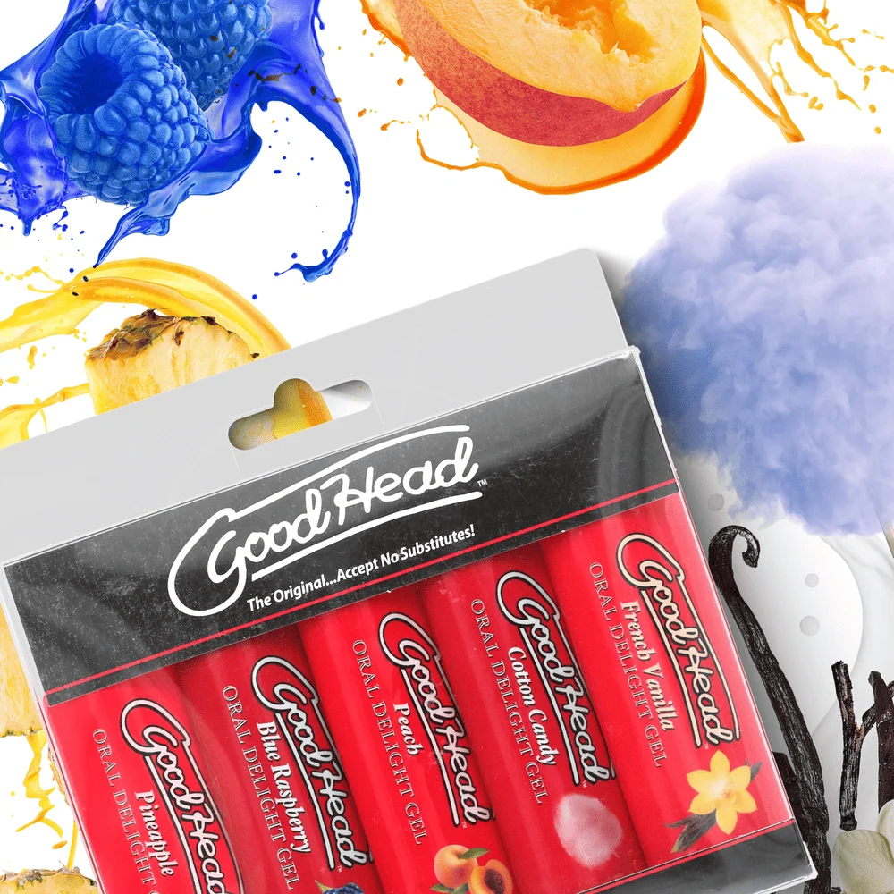 GoodHead Oral Delight Gel 5-Pack Cupcake Flavor Selection