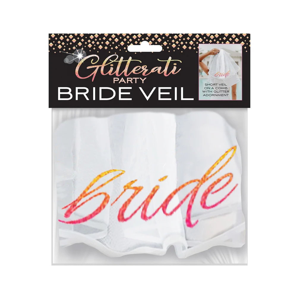 Little Genie Glitterati Bride Veil with Double-Layered Tulle