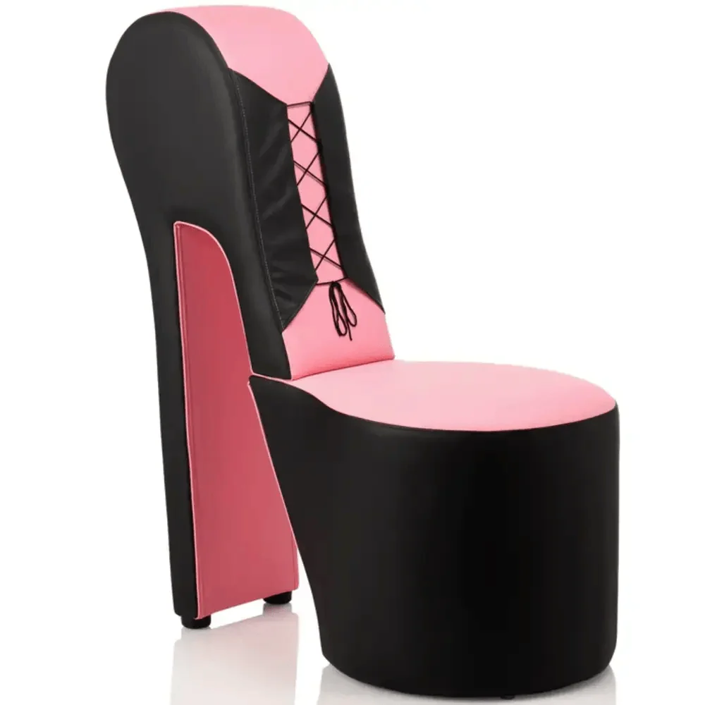Master Series Stiletto BDSM Sex Chair in Pink and Black