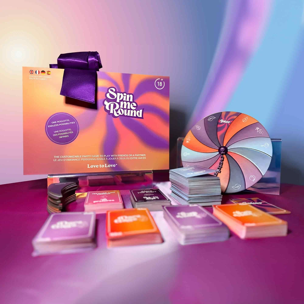 Spin Me Round 轮盘派对游戏，含眼罩与磁铁