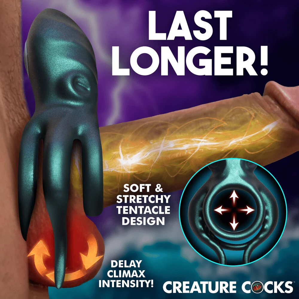 Creature Cocks Octo-Grip Remote-Control Vibrating Cock Ring