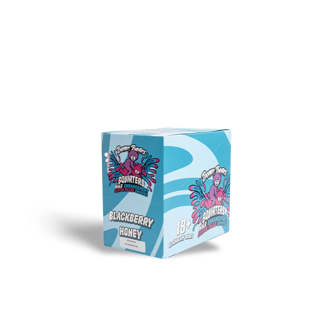 Boner Bears Squirters for Him Blackberry Honey Dual-Action Gummies