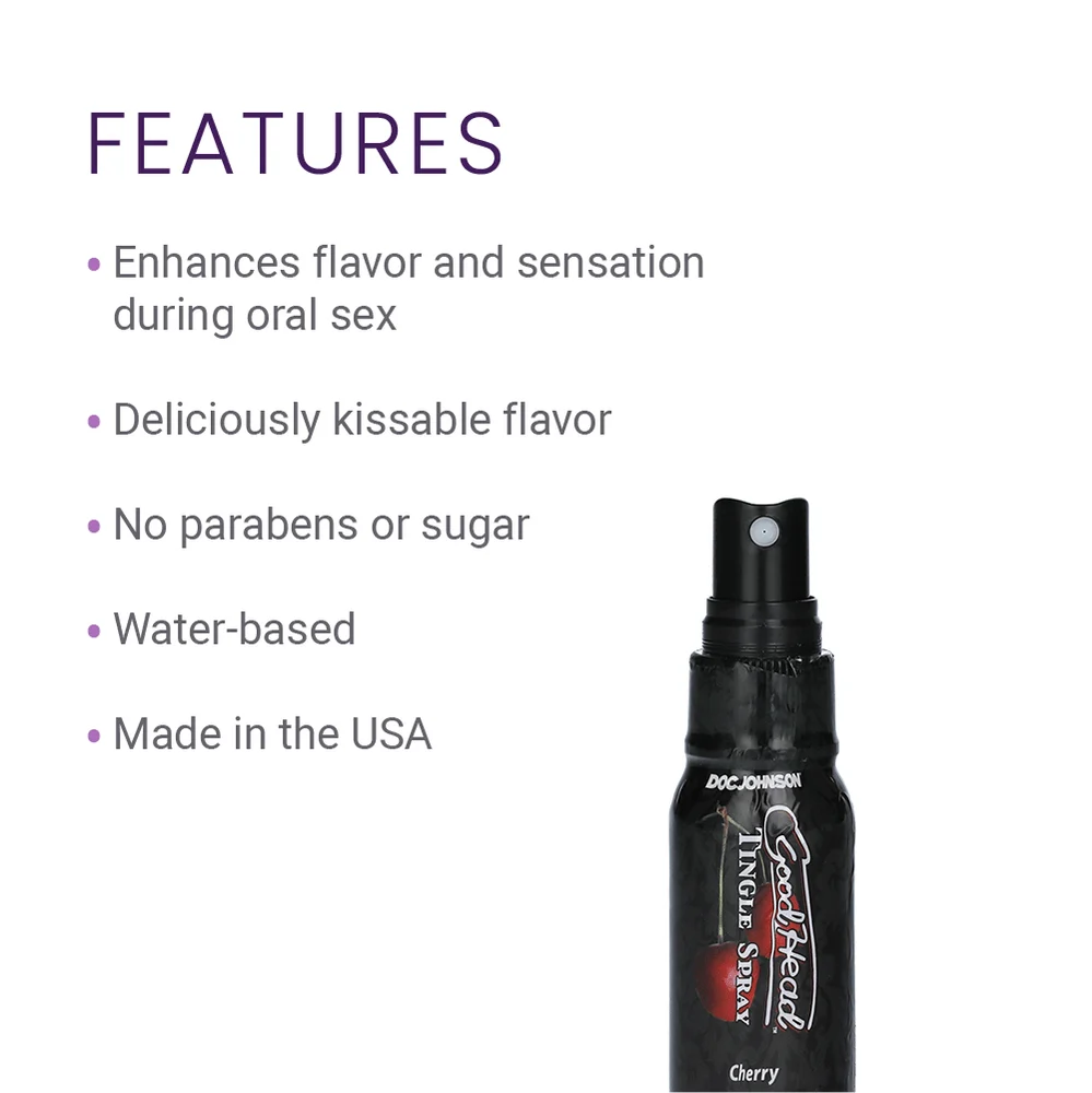 GoodHead Tingle Spray in Lickable Flavors