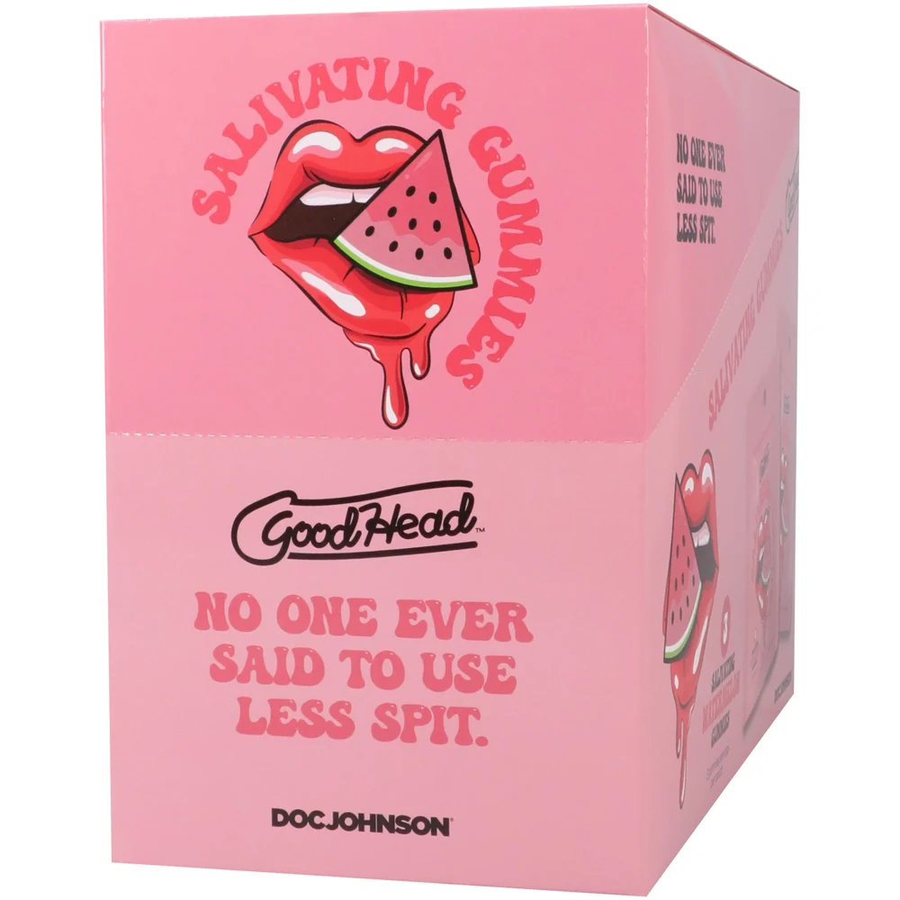 GoodHead Salivating Gummies in Green Apple and Watermelon