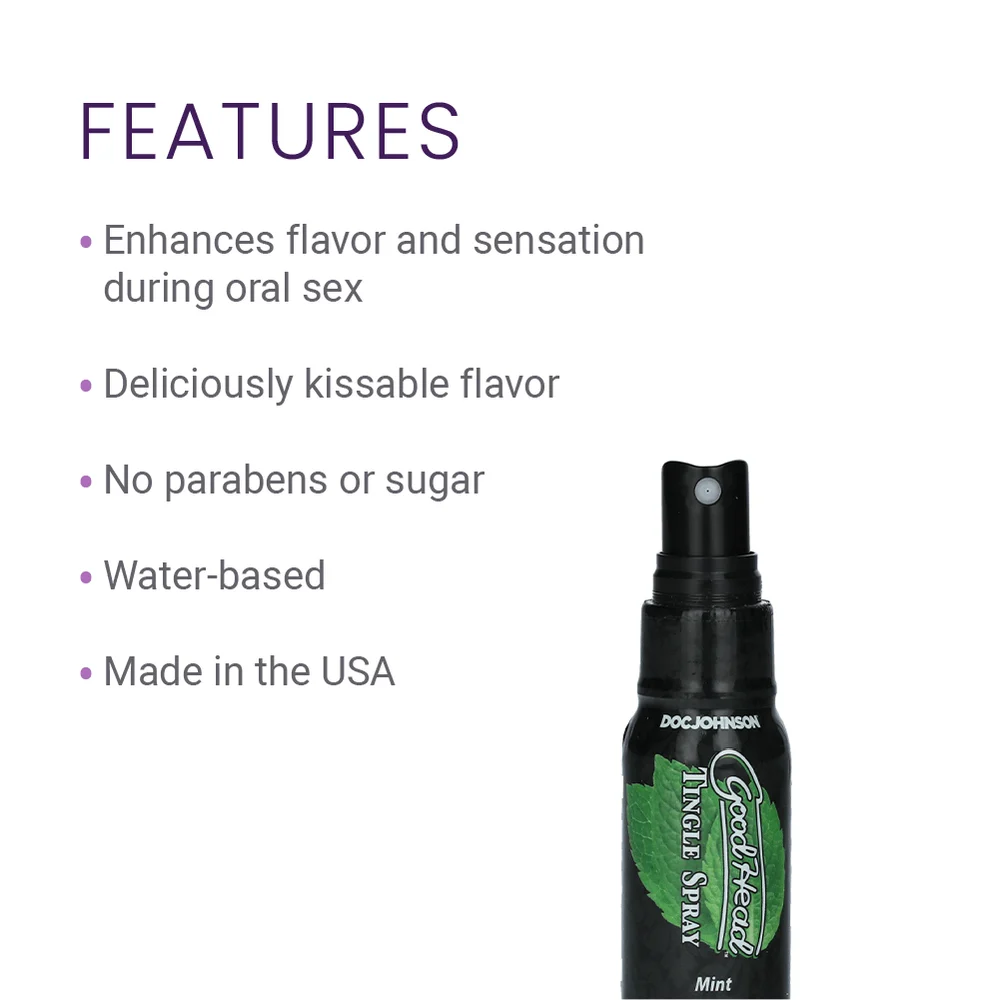 GoodHead Tingle Spray in Lickable Flavors