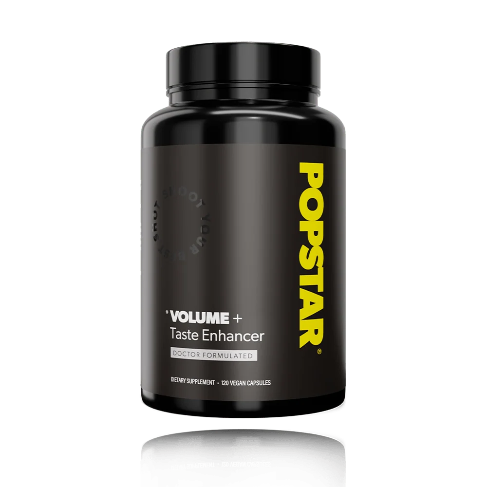 Popstar Volume + Taste Enhancer 120Ct Semen Health Supplement