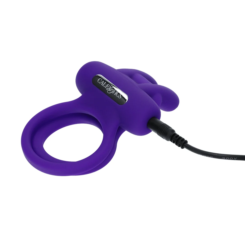 Couples Enhancers Dual Rockin Rabbit Silicone Rechargeable Ring