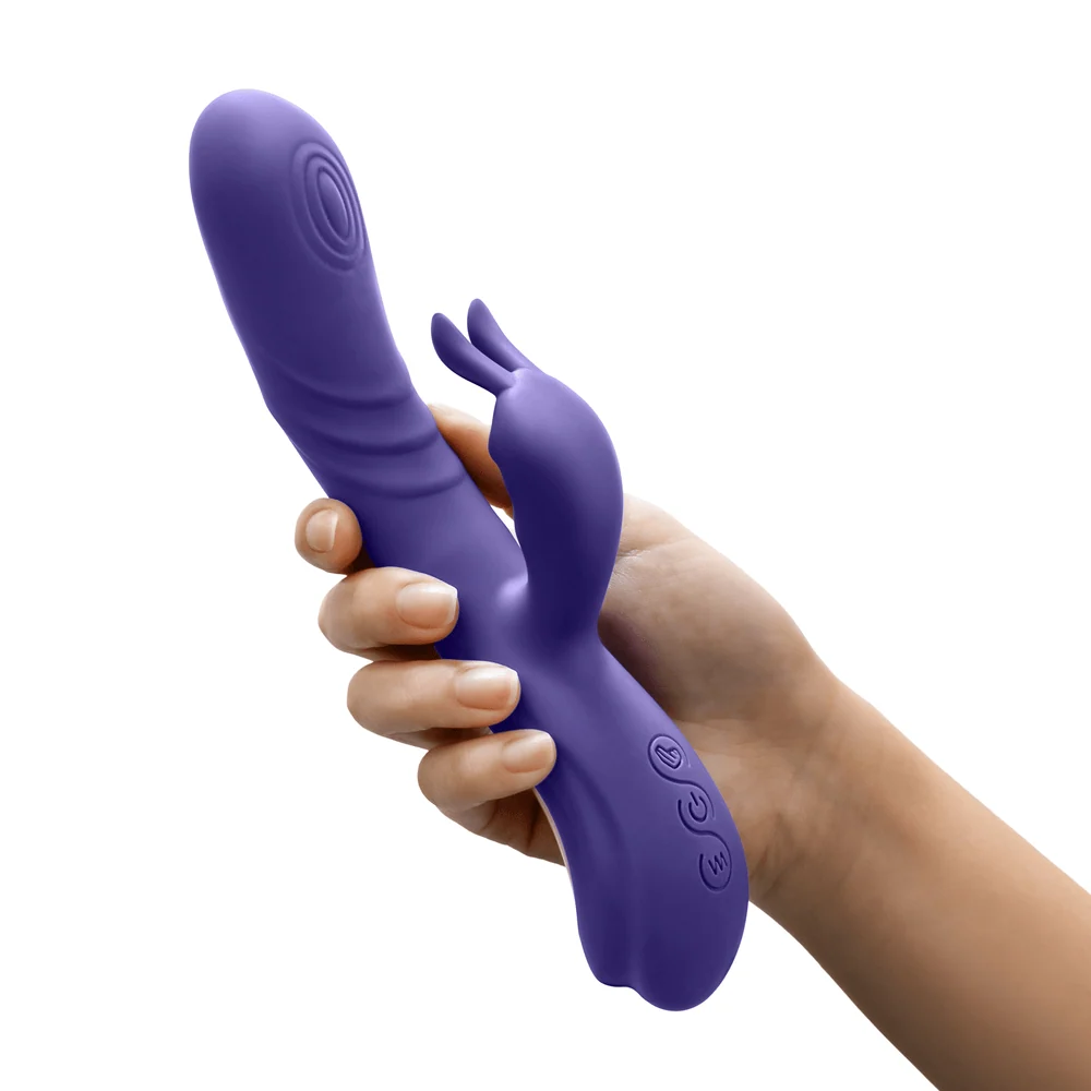 Blush Harper Midnight Rabbit Vibrator with Come-Hither G-Spot Motion