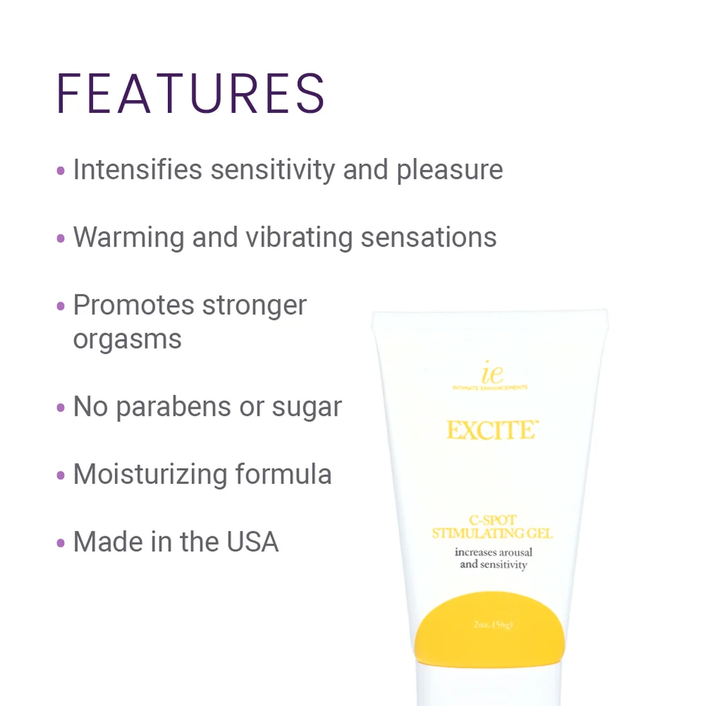 Intimate Enhancements Excite C-Spot Stimulating Gel for Heightened Sensitivity