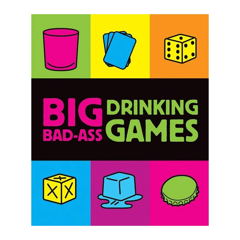 Big Bad Ass Drinking Games Travel Kit with Dice and Card Deck