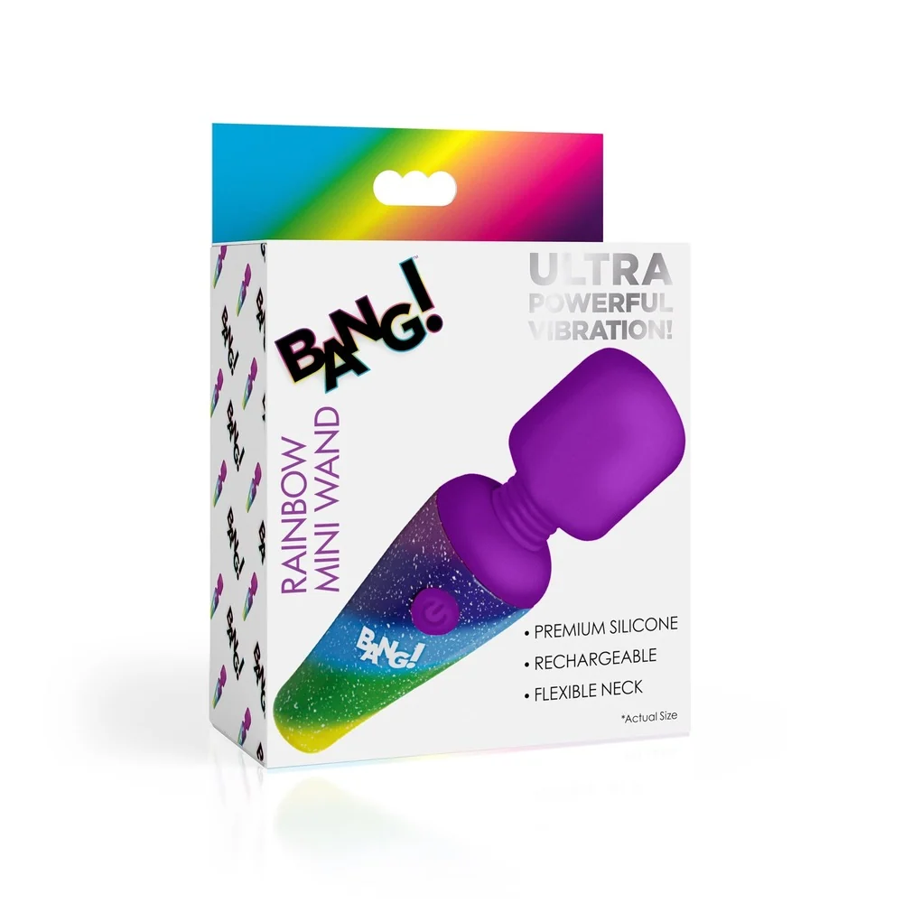 Bang! Rainbow Mini Massage Wand Vibrator