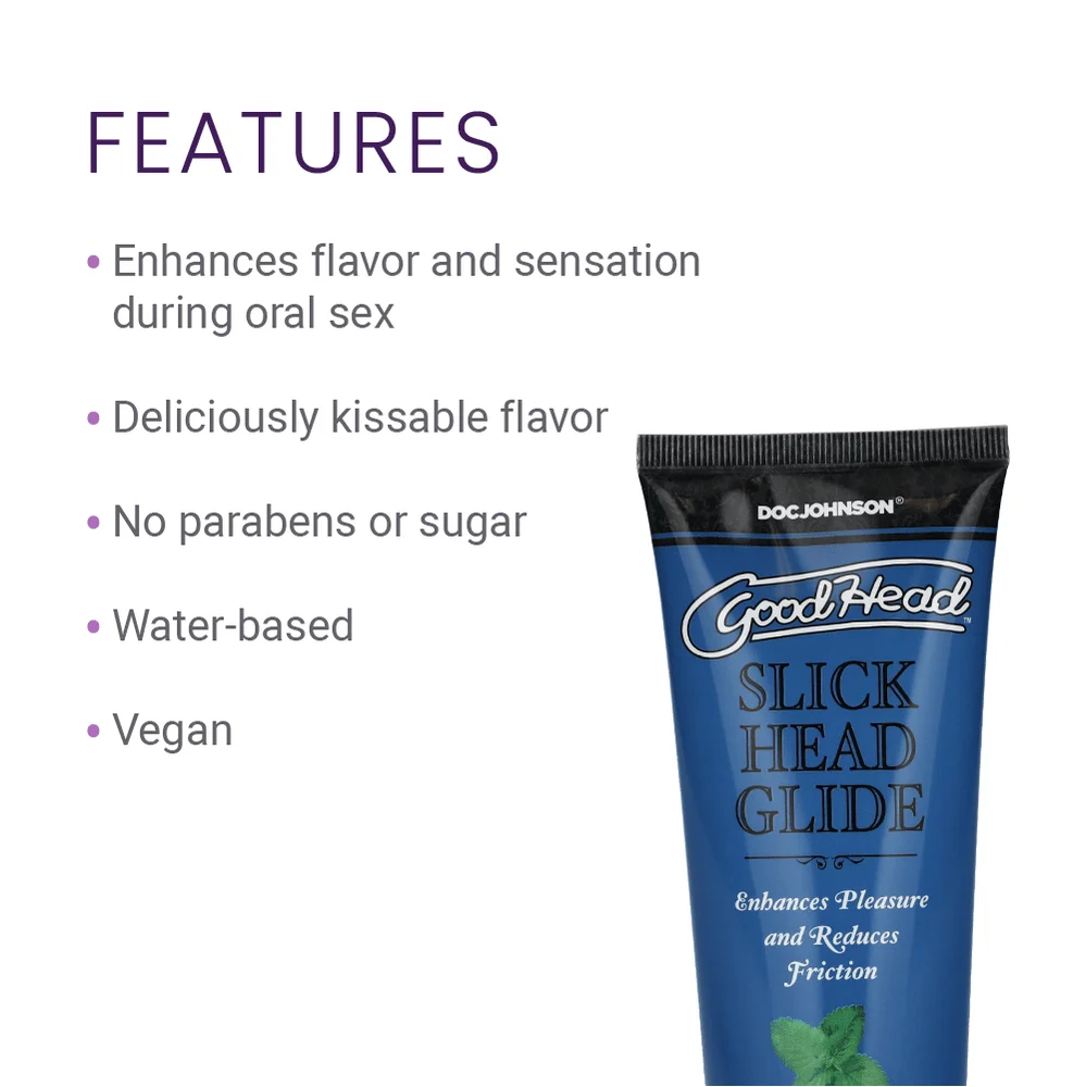GoodHead Slick Head Glide Mint-Flavored Water-Based Lubricant