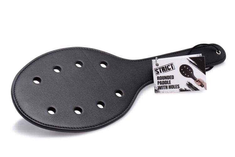 Strict Deluxe Rounded Paddle With Holes for Firm Spanking