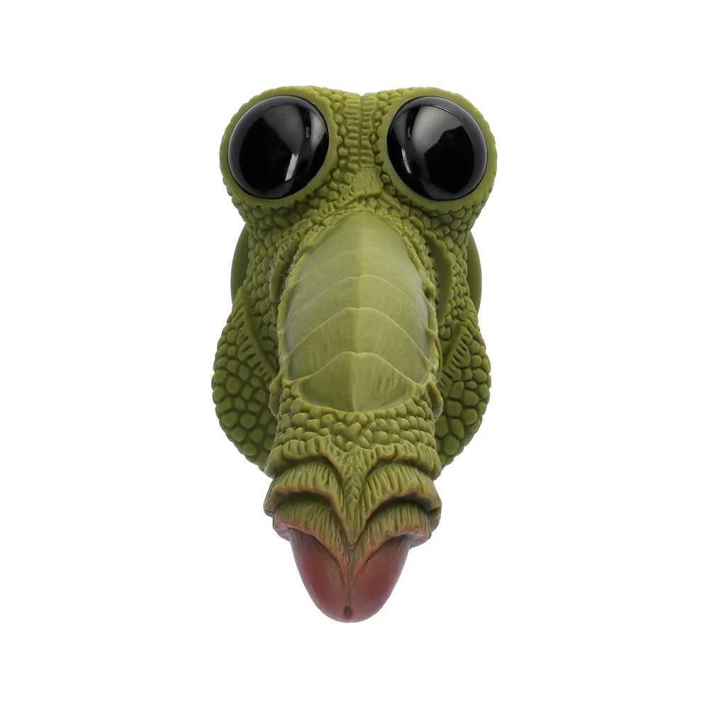 Creature Cocks Swamp Monster 绿色鳞片硅胶假阳具