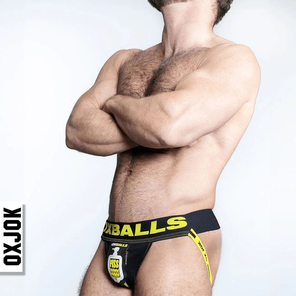 OXJOK Pisspig 3D Rubber Jockstrap Watersport Gear
