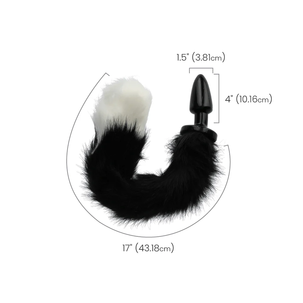 Tailz Fox Tail Anal Plug with Bushy Tail for Erotic Foreplay