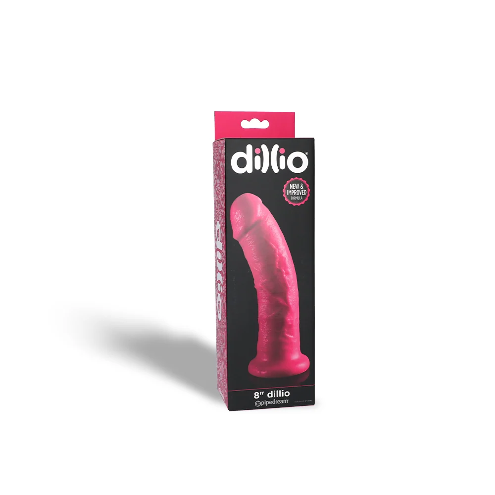 Dillio 8 Inch Realistic Dildo with Suction Cup Base