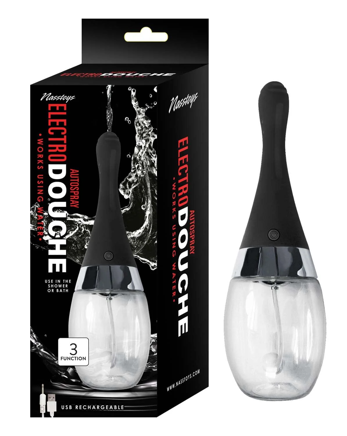 Nasstoys Electro Douche Auto-Spray Nozzle Cleansing Kit