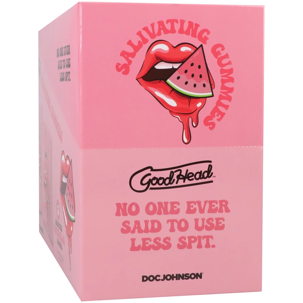 GoodHead Salivating Gummies in Green Apple and Watermelon