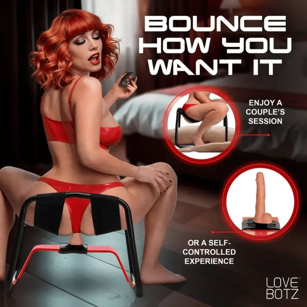 Lovebotz Bangin' Bench 抽插振动硅胶假阳具长凳