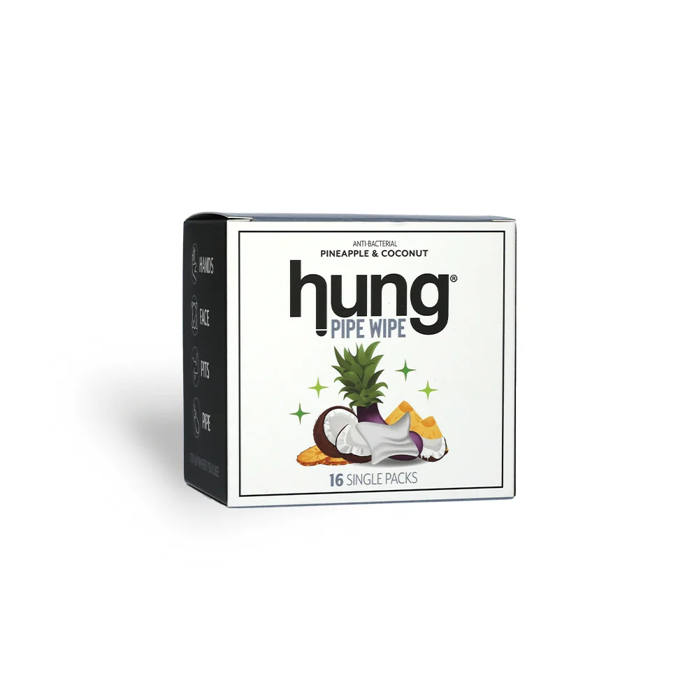 HUNG Pipe Wipes 16 Count for Men, Travel-Friendly Hygiene Wipes
