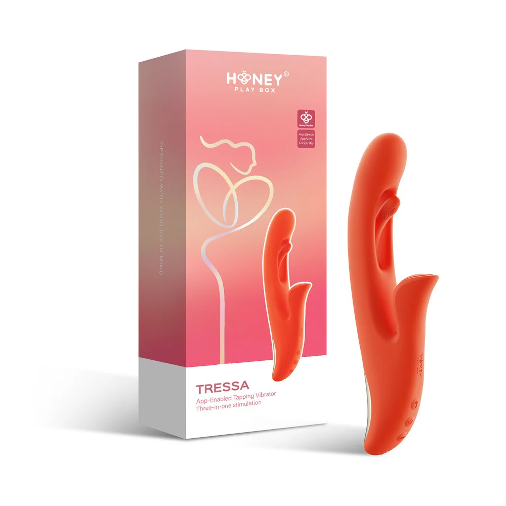 Honey Play Box Tressa App 控制 G 点叩击兔耳振动器