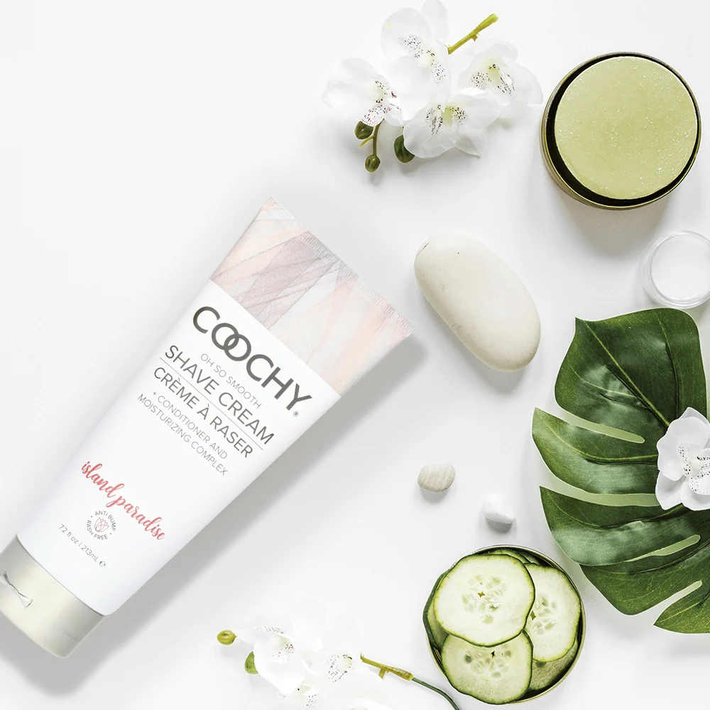 Coochy Shave Cream Island Paradise with Acai Berry and Mangosteen