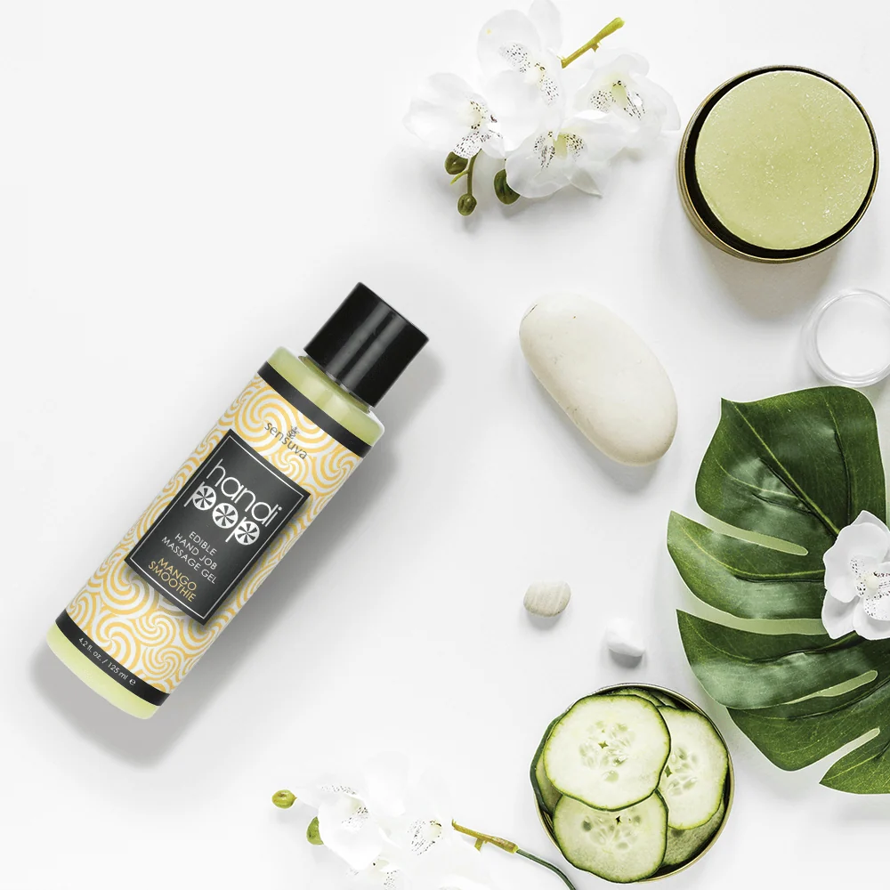 HandiPop Water-Based Edible Handjob Massage Gel