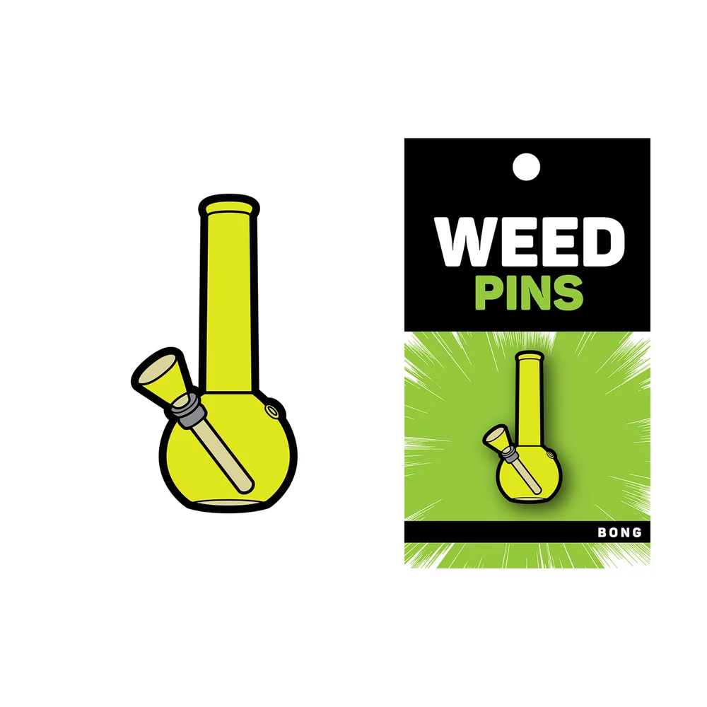 Bong Pipe Enamel Lapel Pin by WOOD ROCKET