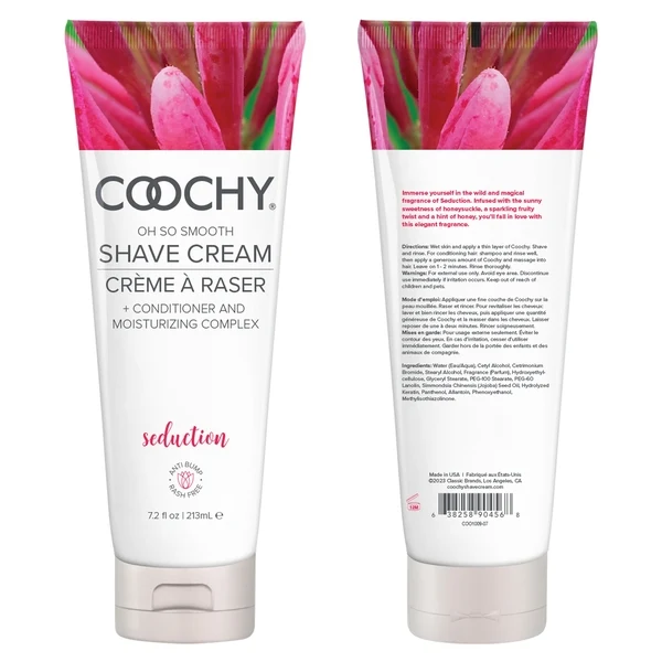 Coochy 剃毛膏 Seduction 香型 含金银花、果香与蜂蜜