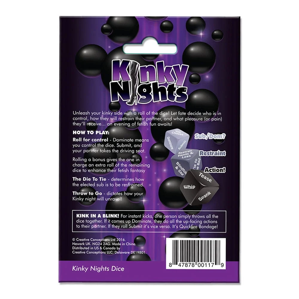Kinky Nights Dare Dice Couples Game by Creative Conceptions