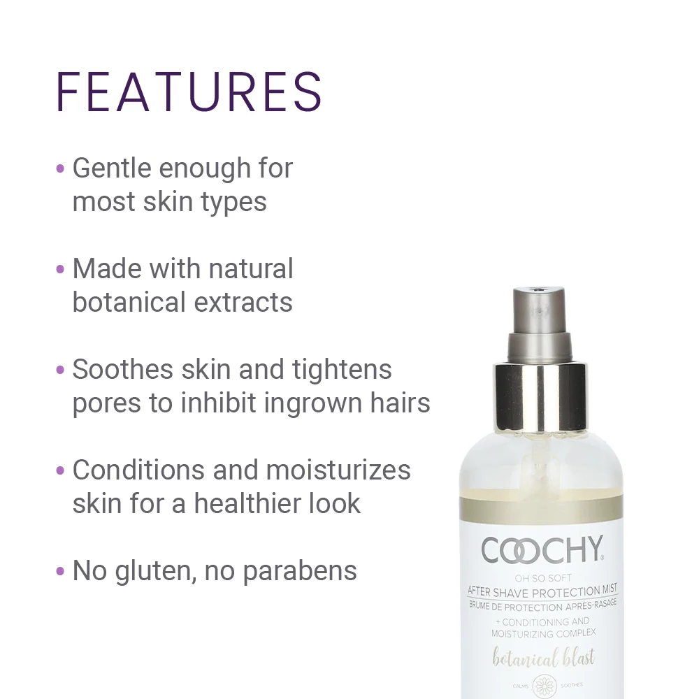 Coochy After Shave Protection Mist with Botanical Oils 4oz