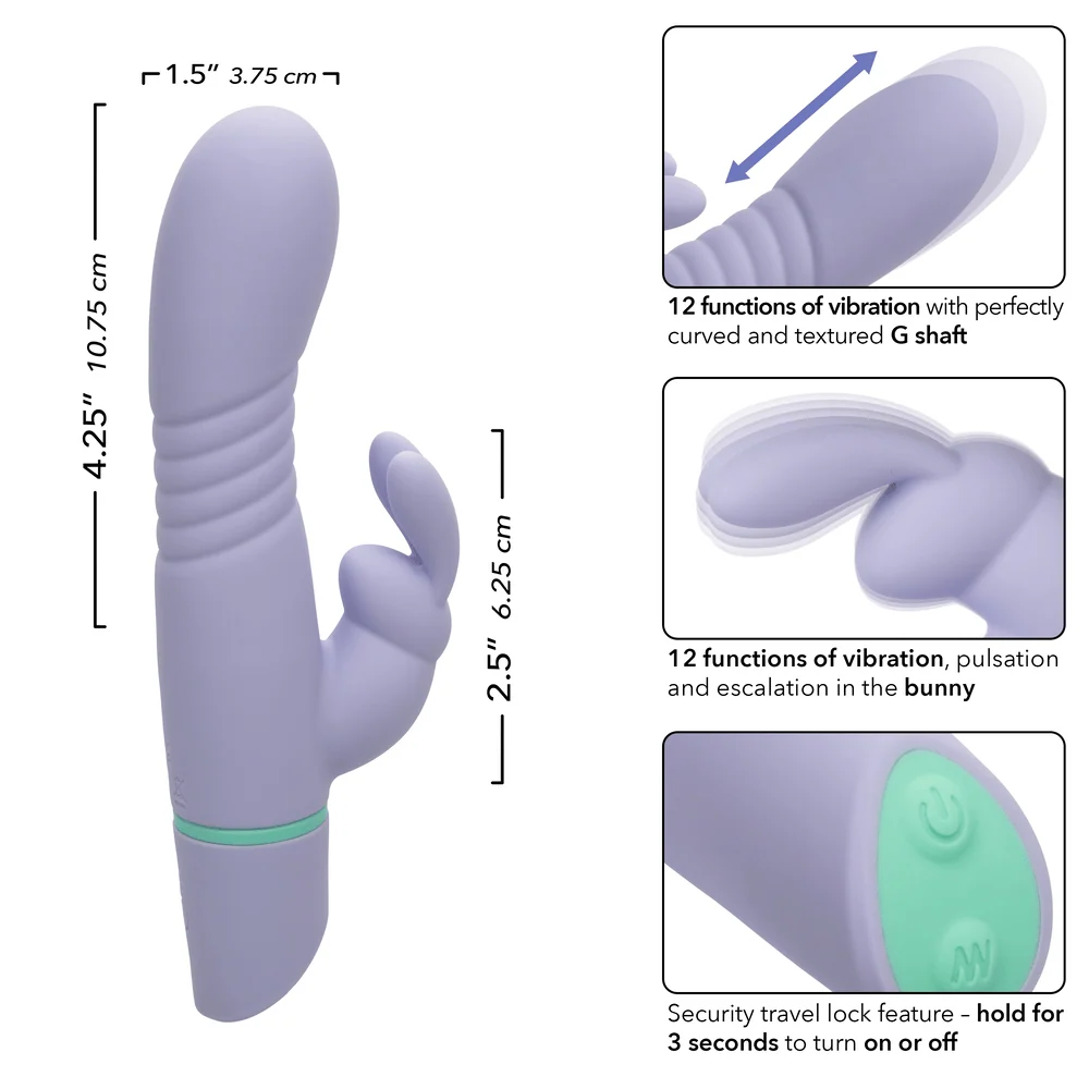 Love Bunny 推进式兔兔振动器 12 种功能