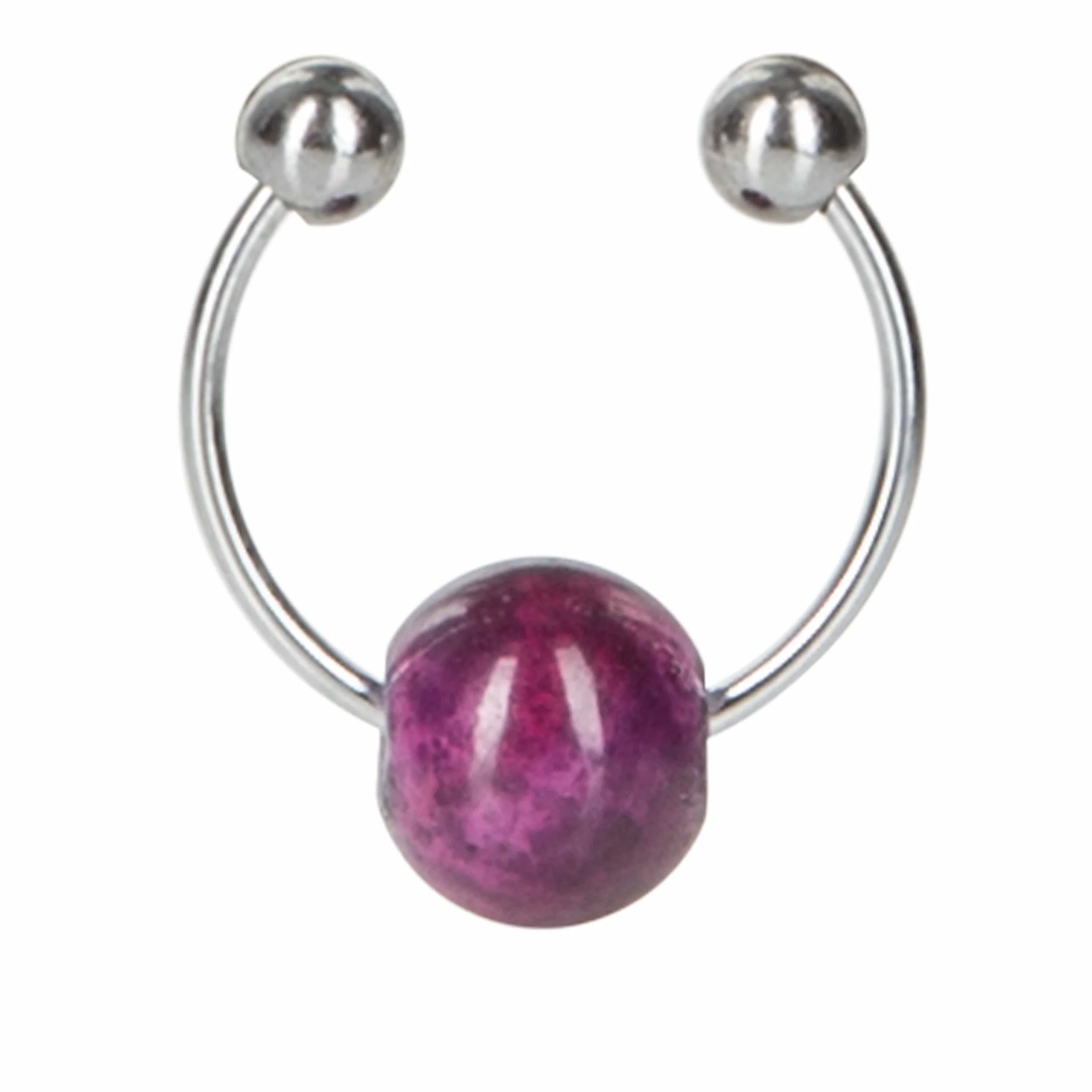 Nipple Play Purple Chain Nipple Clamps with Adjustable Grip