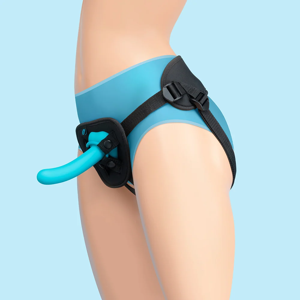 B-Vibe Every Body Strap-On Harness Set With 6-Inch Silicone Dildo