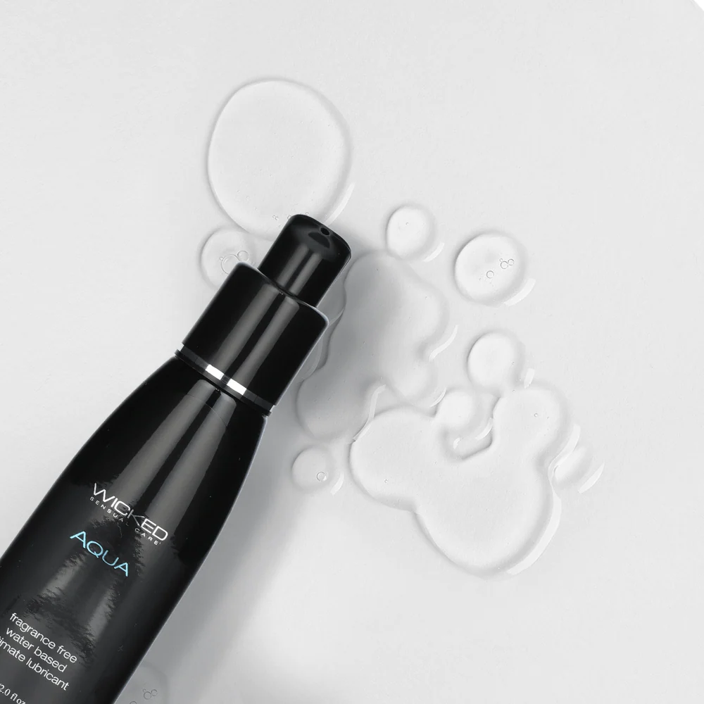 Wicked Sensual Aqua Water-Based Lubricant with Aloe and Vitamin E