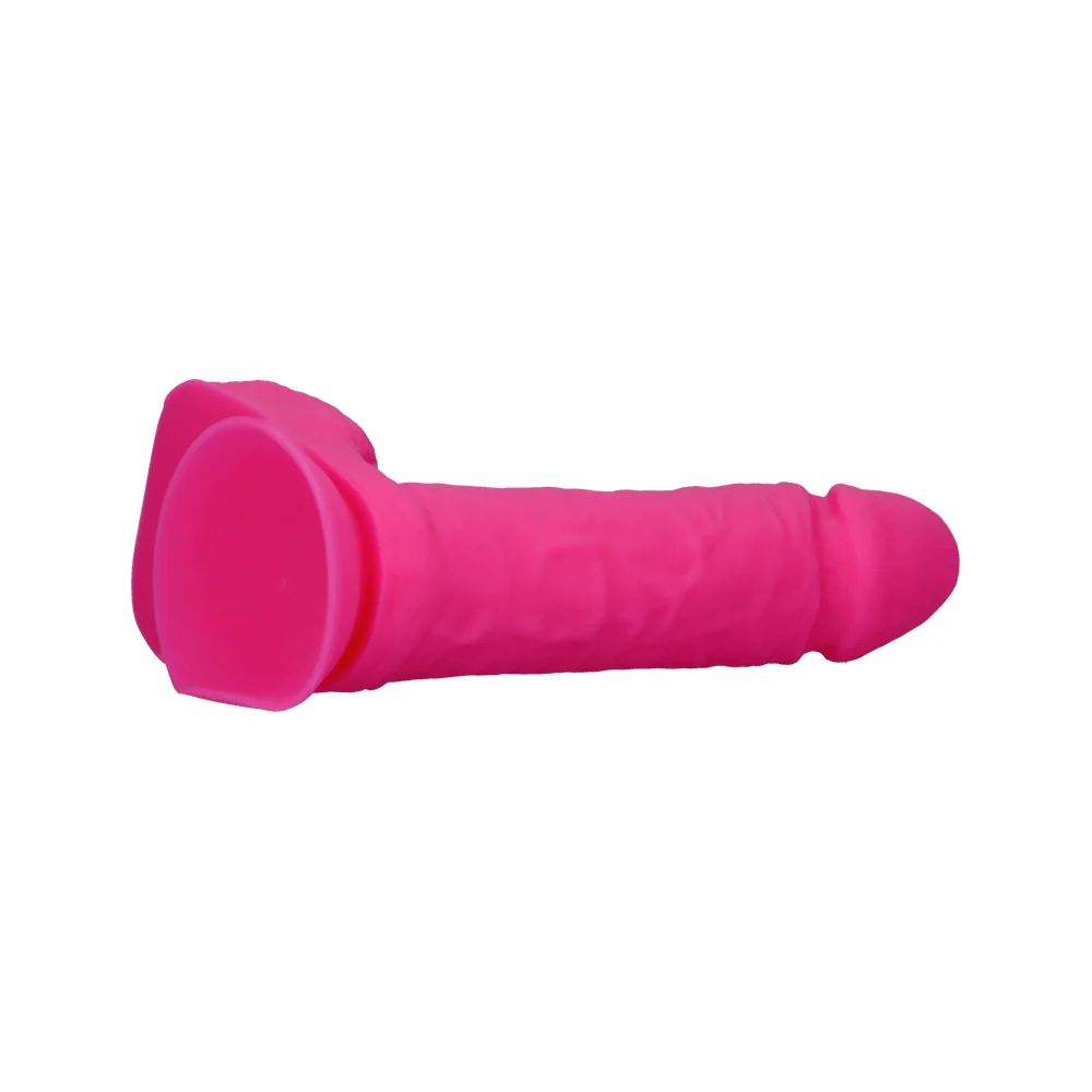 Ruse Big Poppa Hot Pink Realistic Silicone Dildo