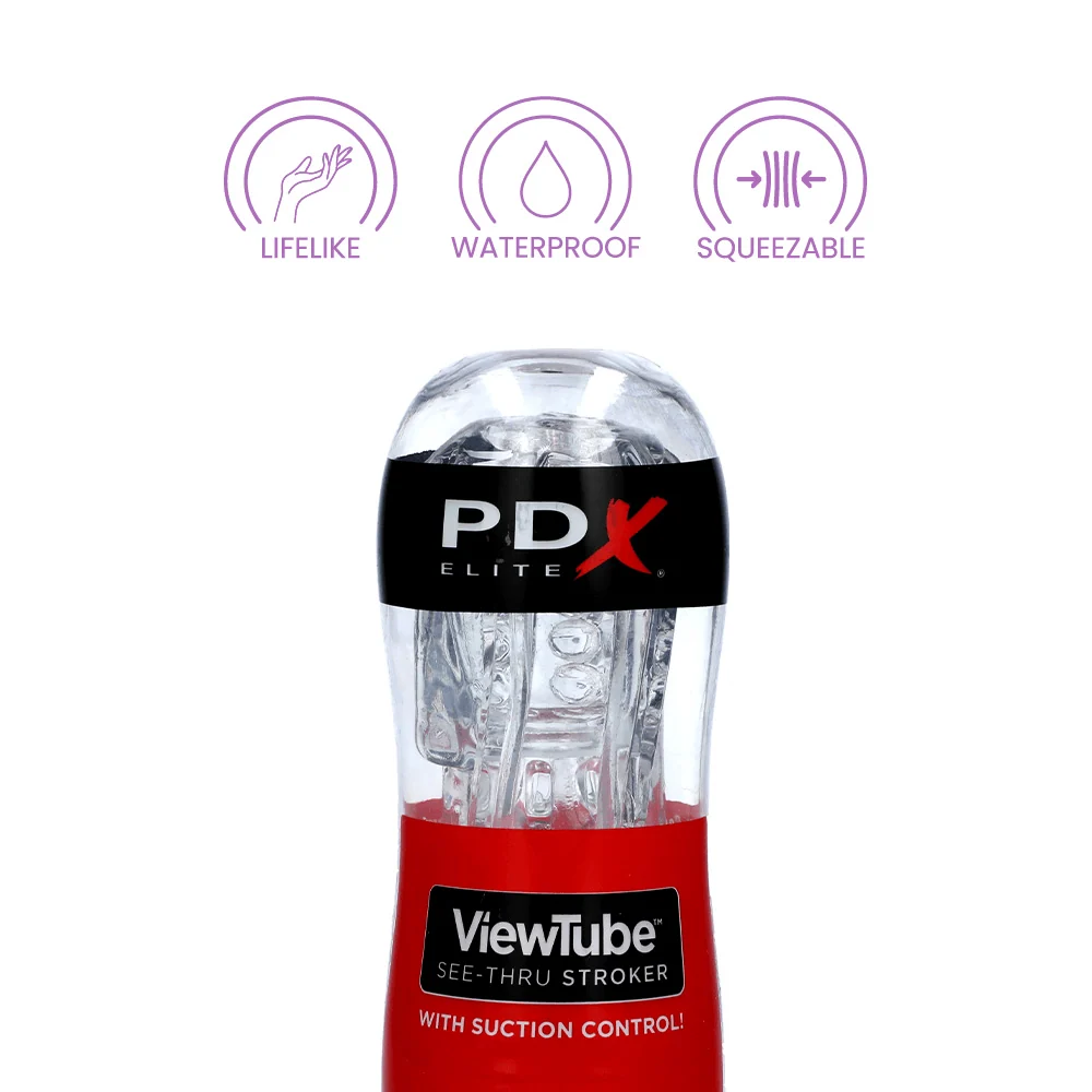 PDX Elite ViewTube See-Thru Stroker