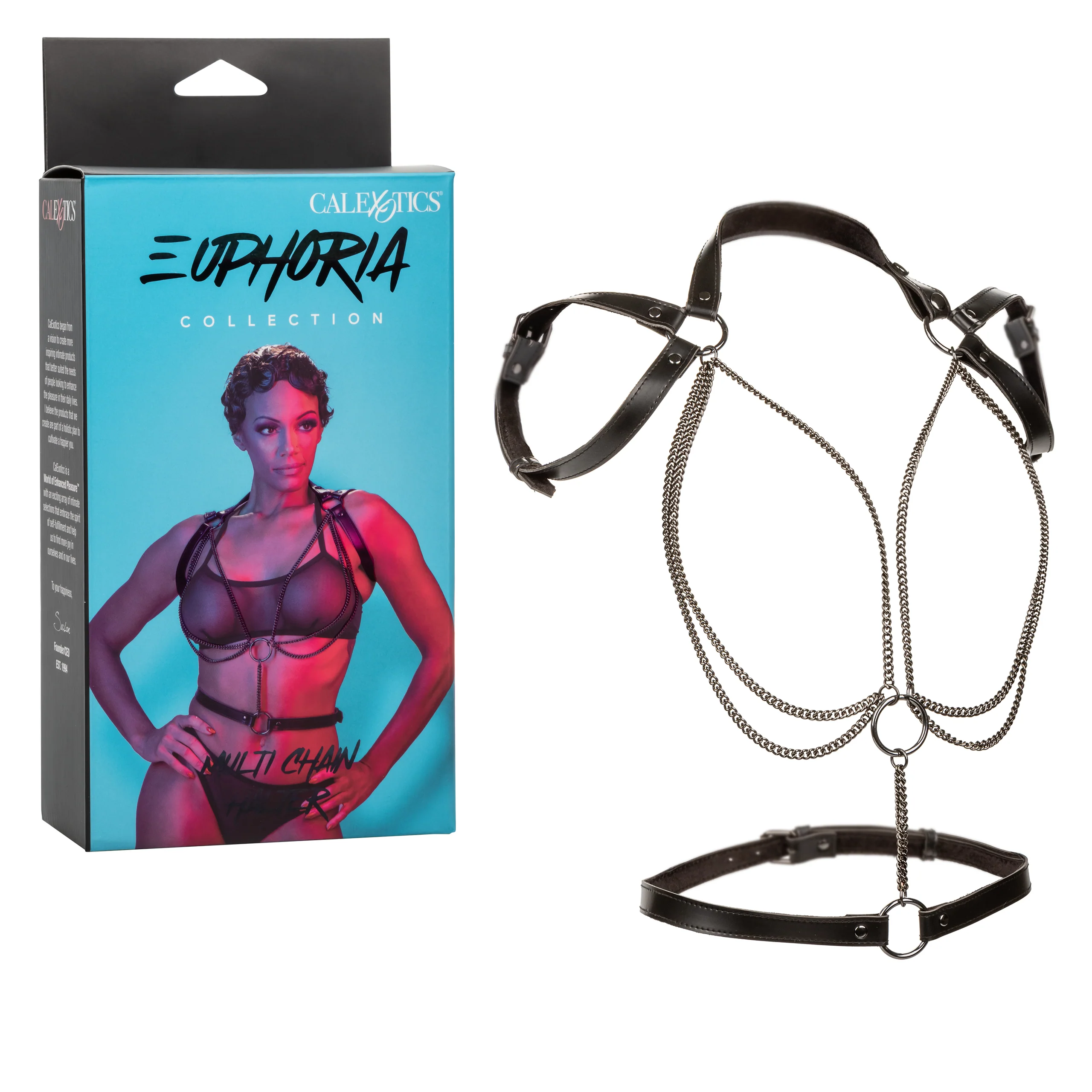 Euphoria Collection Plus Size Multi Chain Halter Harness