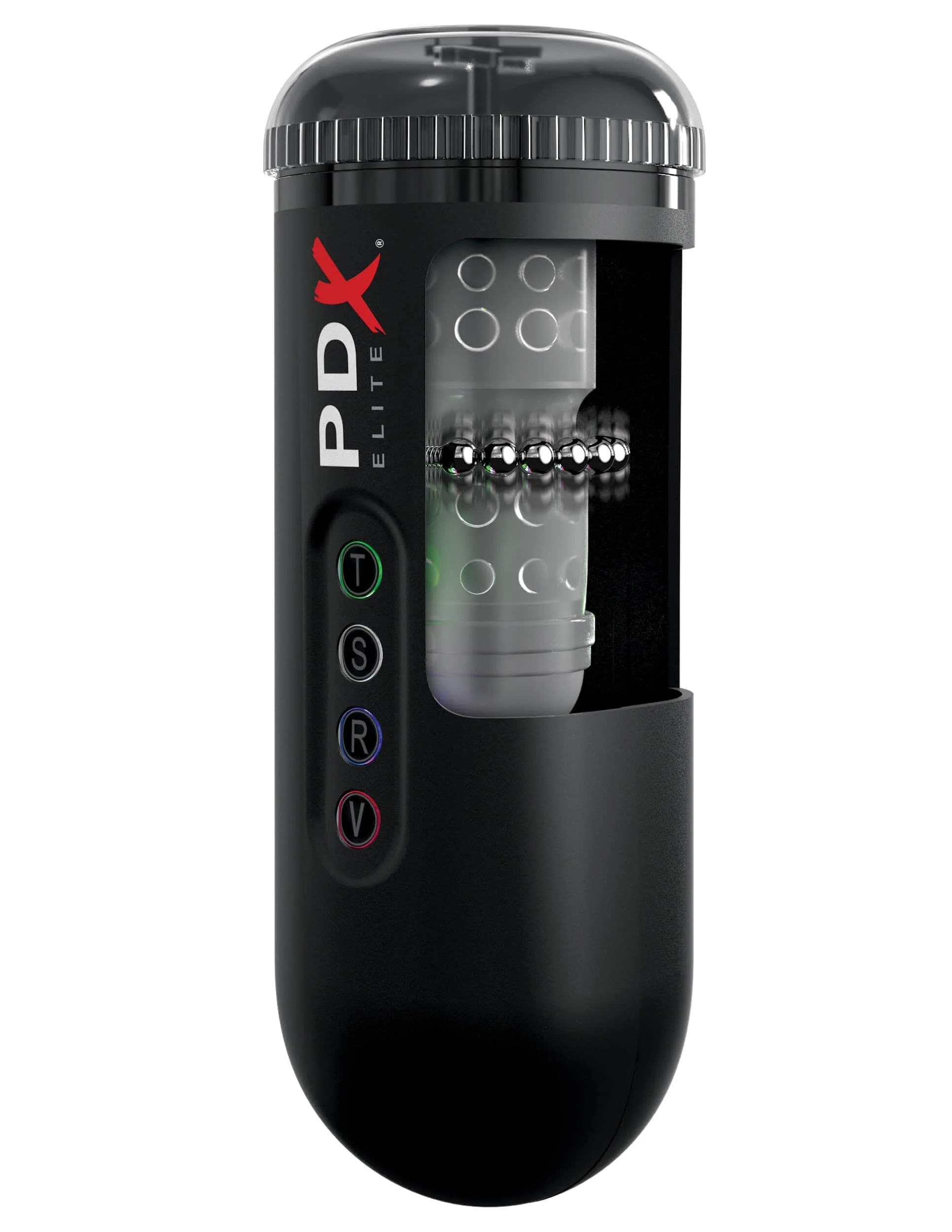 PDX Elite Moto Blower 自动抽插自慰器，带吸吮与震动功能