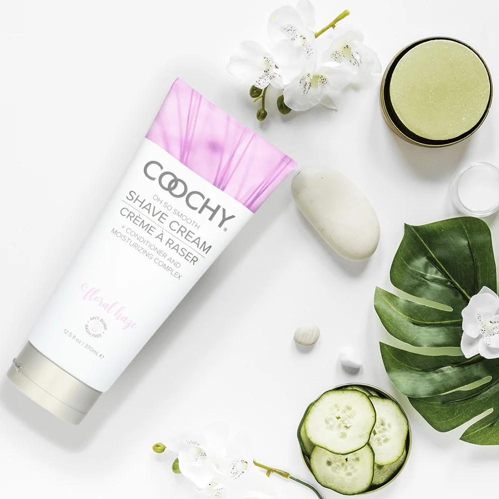 Coochy Shave Cream Floral Haze with Rose, Jasmine and Fruit Blossoms