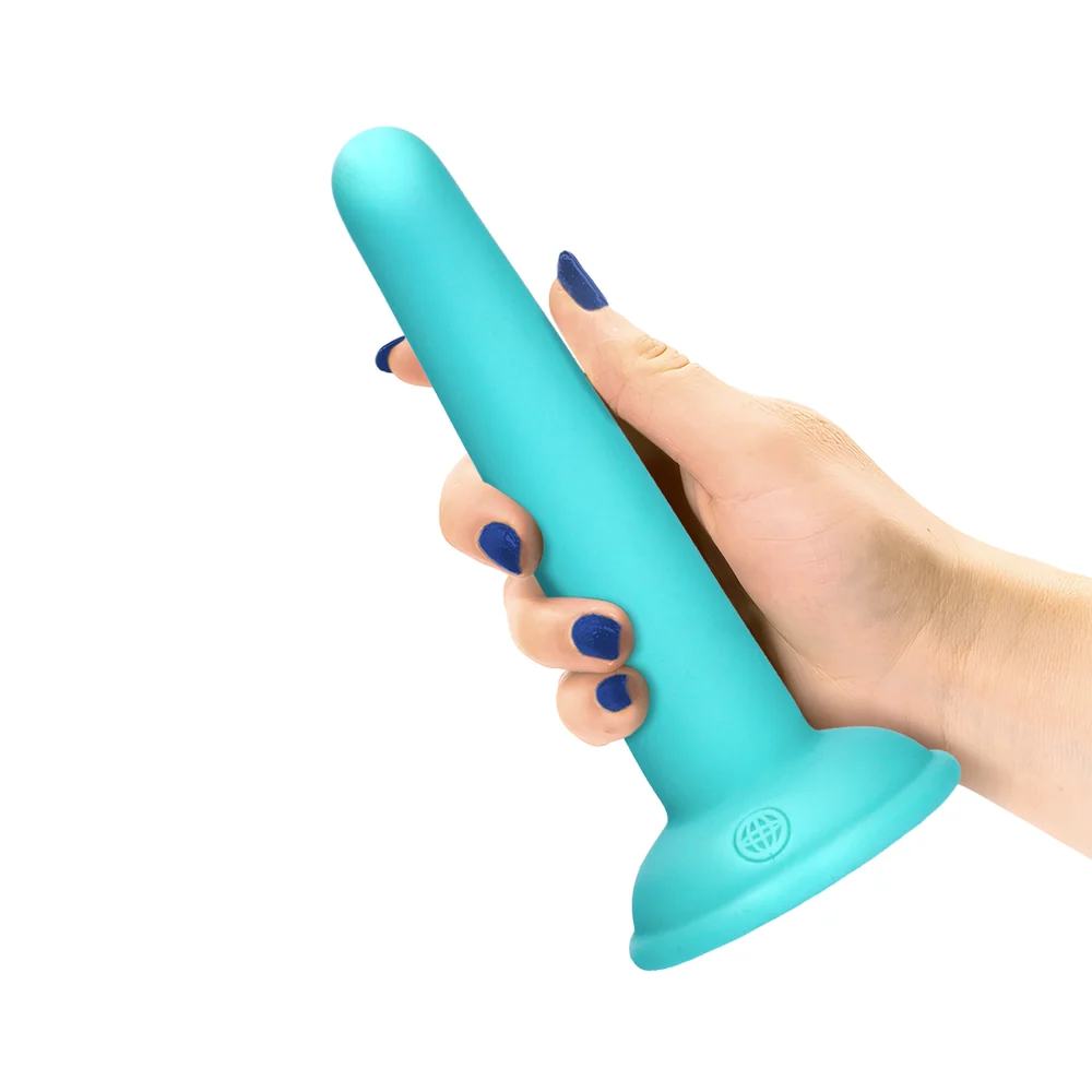 Dillio Platinum Curious Five Silicone Dildo with Suction Base